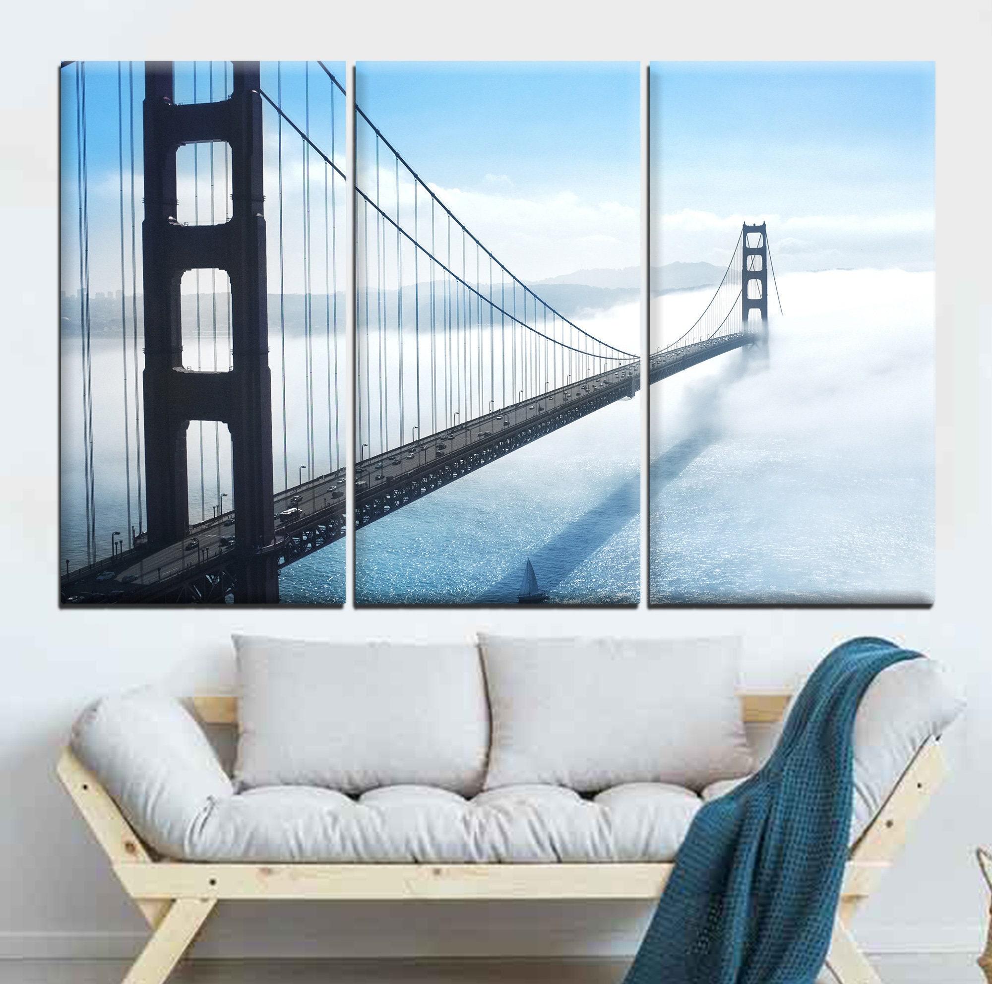 Golden Gate, San Francisco, Kalifornien Landschaftsmalerei ...